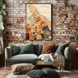 Ancient Cultural Harmony Scenic Artistic Poster PosterGoat