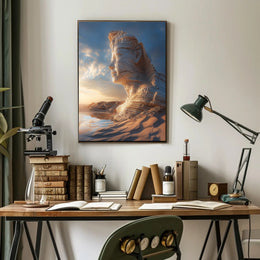 Ancient Desert Sculpture Art - Abstract, Artistic, or Pop Culture Poster PosterGoat