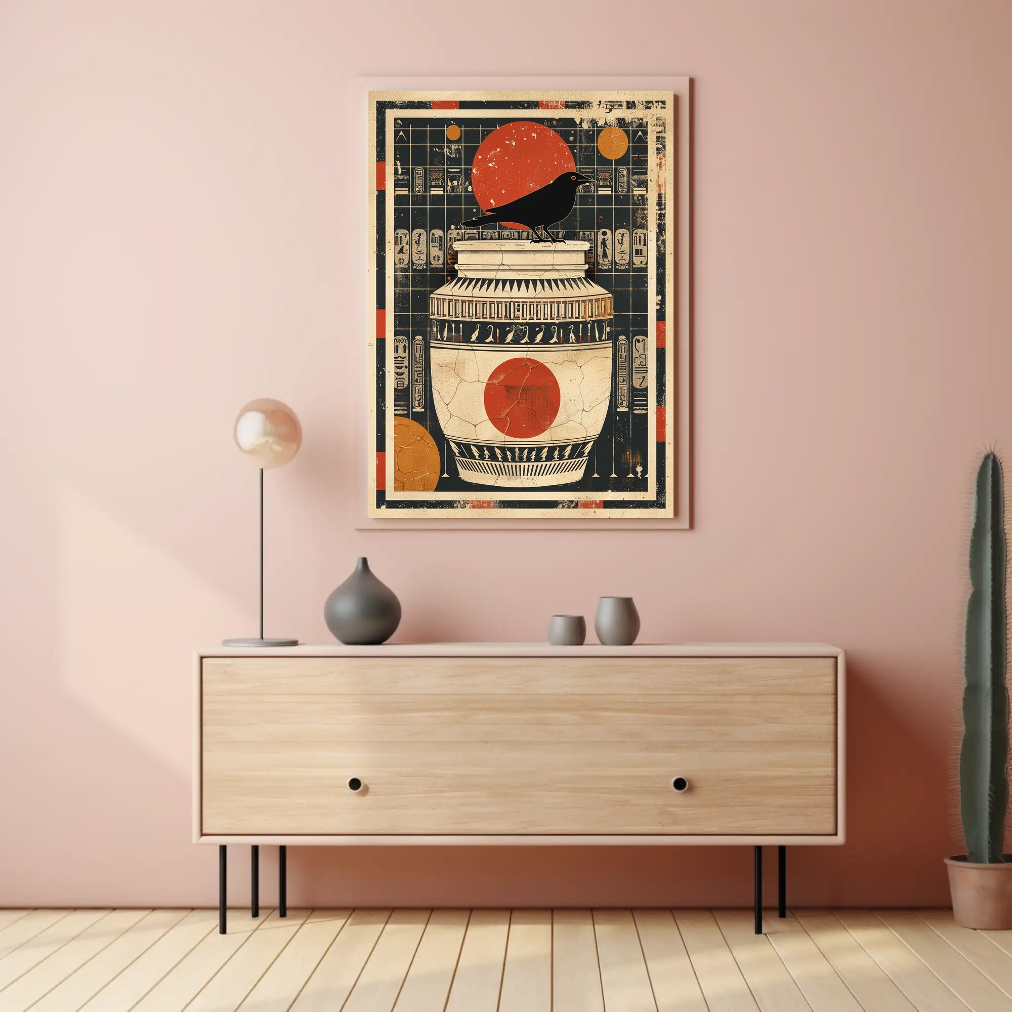 Ancient Egyptian Mystical Art Cultural or Heritage Poster PosterGoat