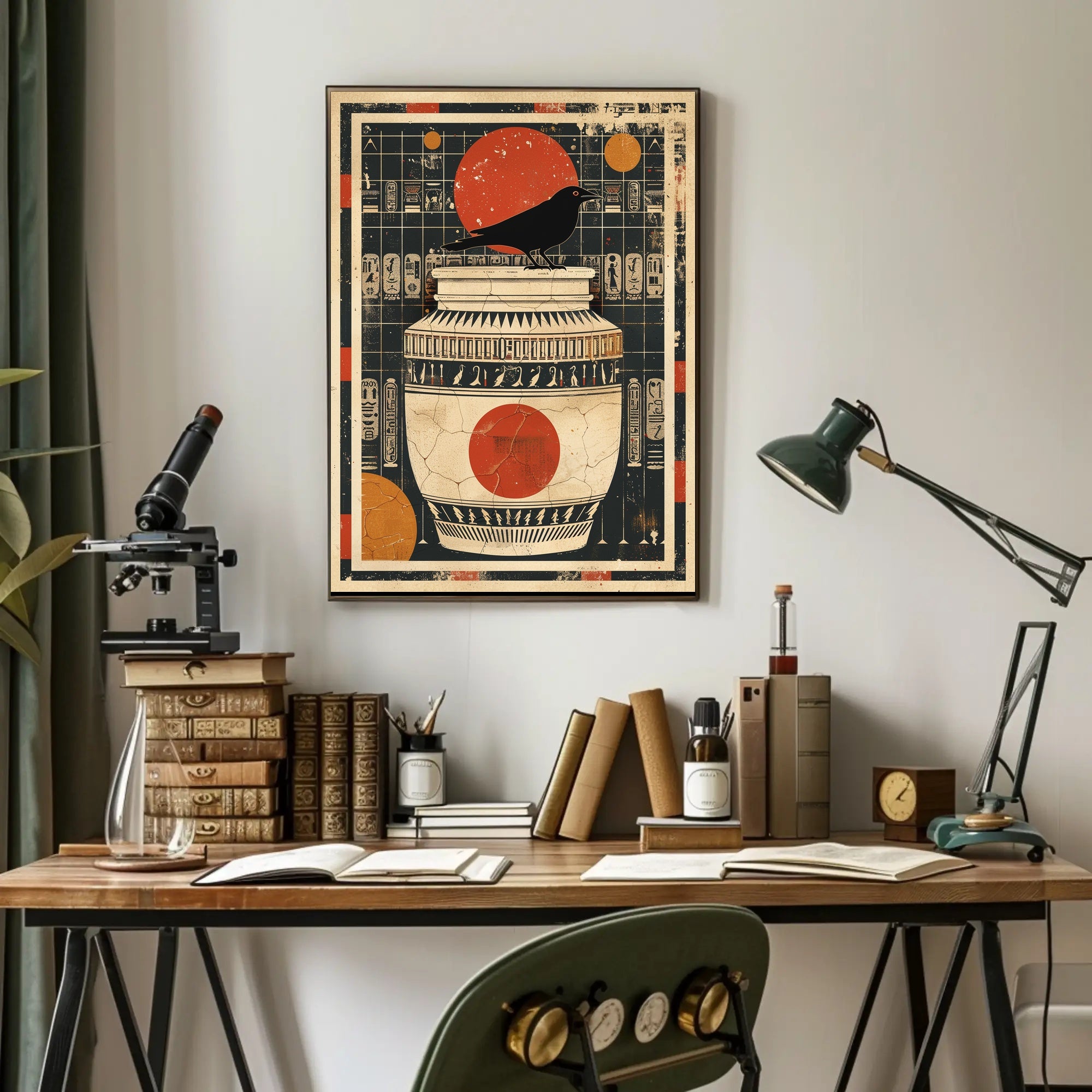 Ancient Egyptian Mystical Art Cultural or Heritage Poster PosterGoat