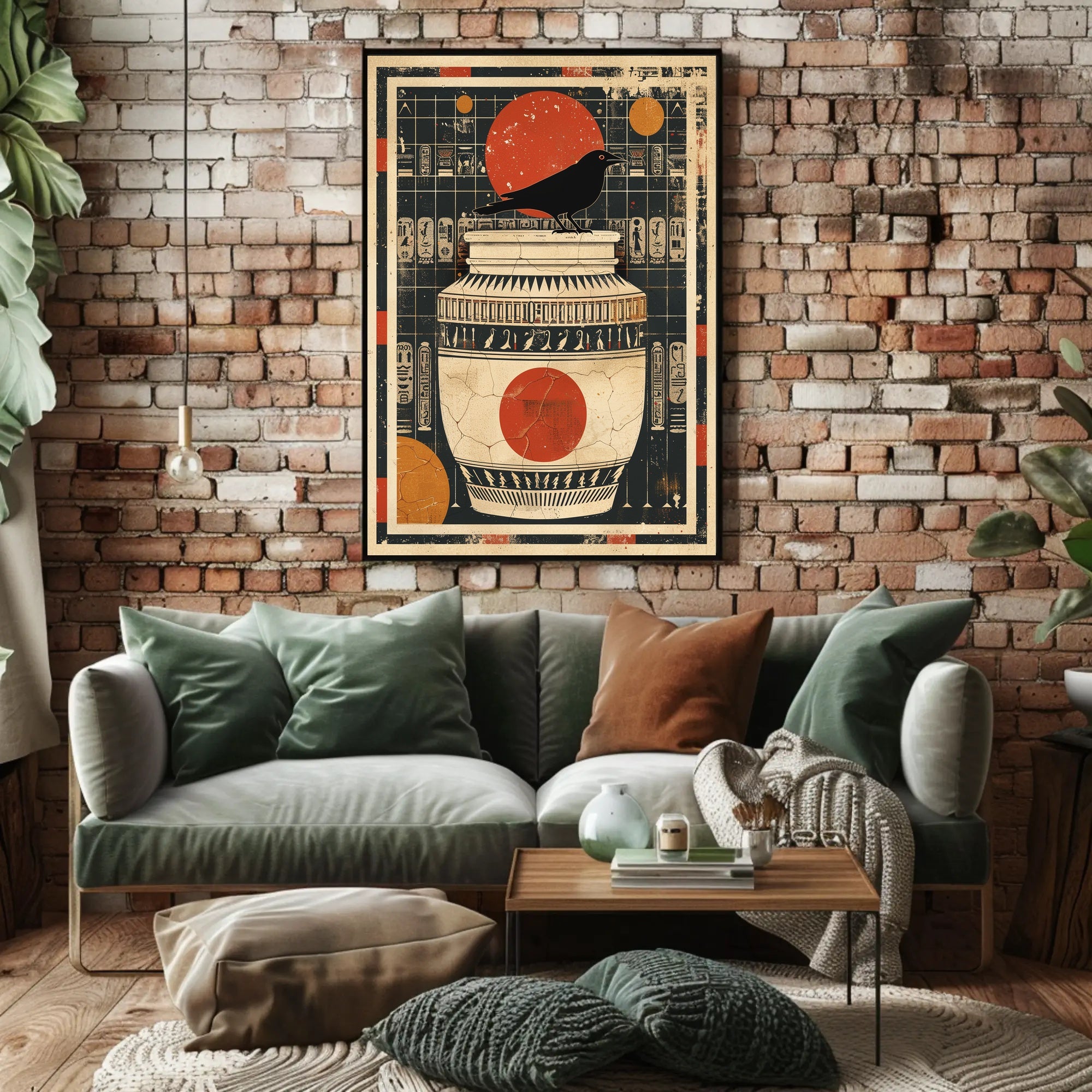 Ancient Egyptian Mystical Art Cultural or Heritage Poster PosterGoat