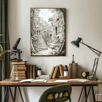 Ancient Jungle Ruins Adventure Cultural or Heritage Poster PosterGoat