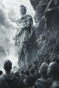 Ancient Monumental Statue Art Cultural Heritage Poster PosterGoat