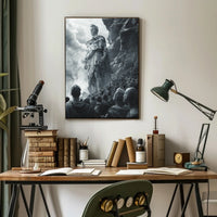 Ancient Monumental Statue Art Cultural Heritage Poster PosterGoat