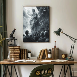 Ancient Monumental Statue Art Cultural Heritage Poster PosterGoat