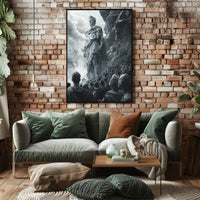 Ancient Monumental Statue Art Cultural Heritage Poster PosterGoat