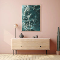 Ancient Wisdom: Divine Contemplation in Heritage Poster PosterGoat