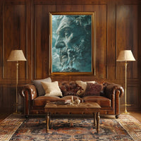 Ancient Wisdom: Divine Contemplation in Heritage Poster PosterGoat
