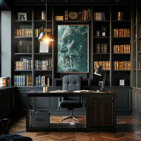 Ancient Wisdom: Divine Contemplation in Heritage Poster PosterGoat
