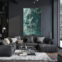 Ancient Wisdom: Divine Contemplation in Heritage Poster PosterGoat