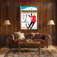 Andorra Teleskis d'Envalira Poster PosterGoat