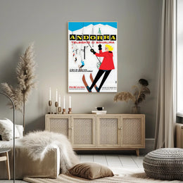 Andorra Teleskis d'Envalira Poster PosterGoat