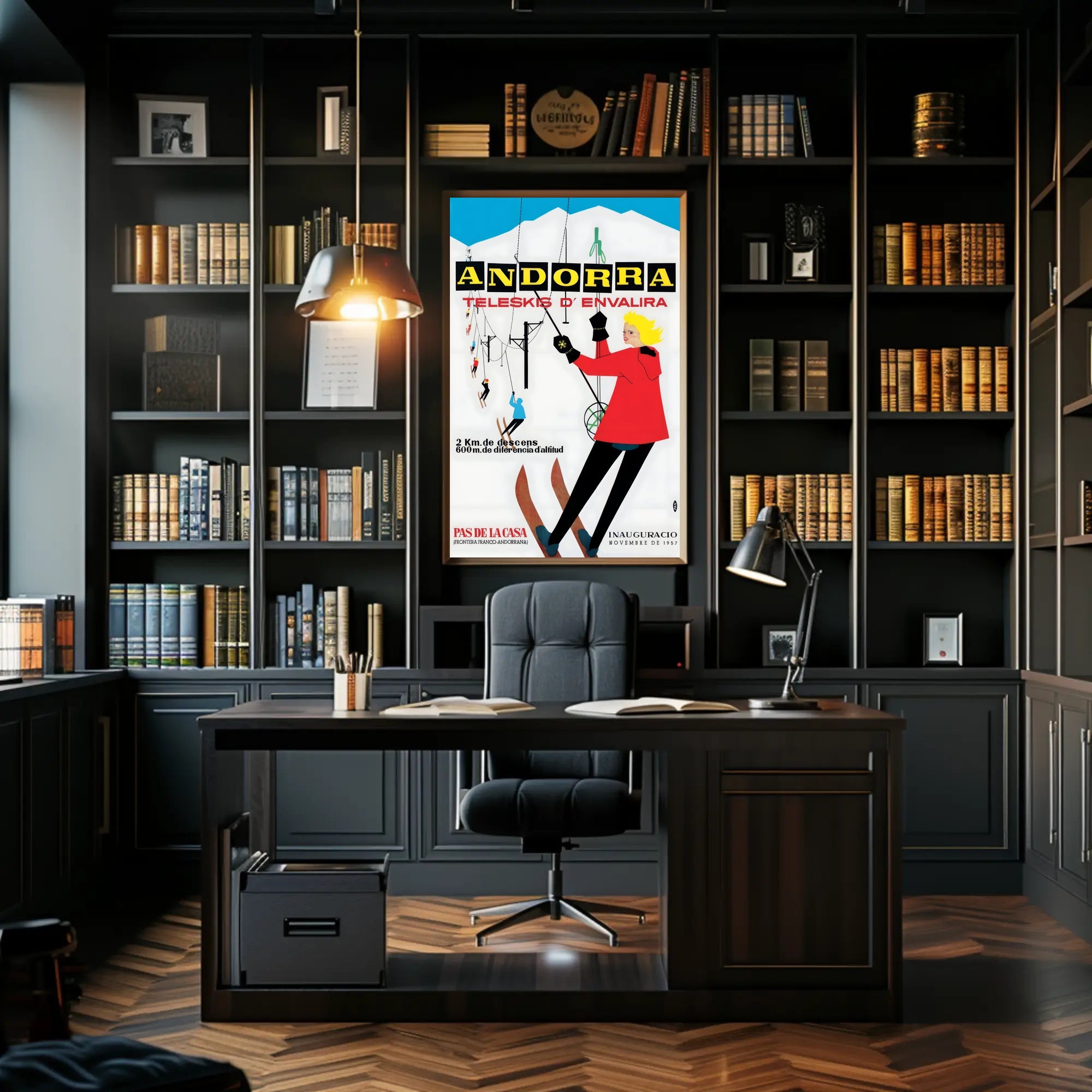 Andorra Teleskis d'Envalira Poster PosterGoat