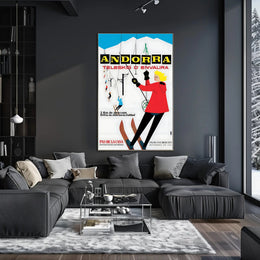 Andorra Teleskis d'Envalira Poster PosterGoat