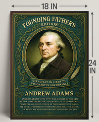 Andrew Adams Founding Father Poster PosterGoat
