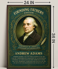 Andrew Adams Founding Father Poster PosterGoat