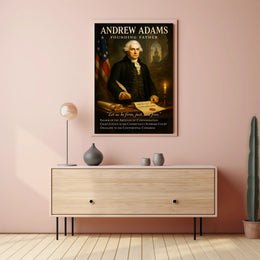 Andrew Adams Founding Father Poster PosterGoat