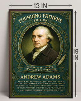 Andrew Adams Founding Father Poster PosterGoat