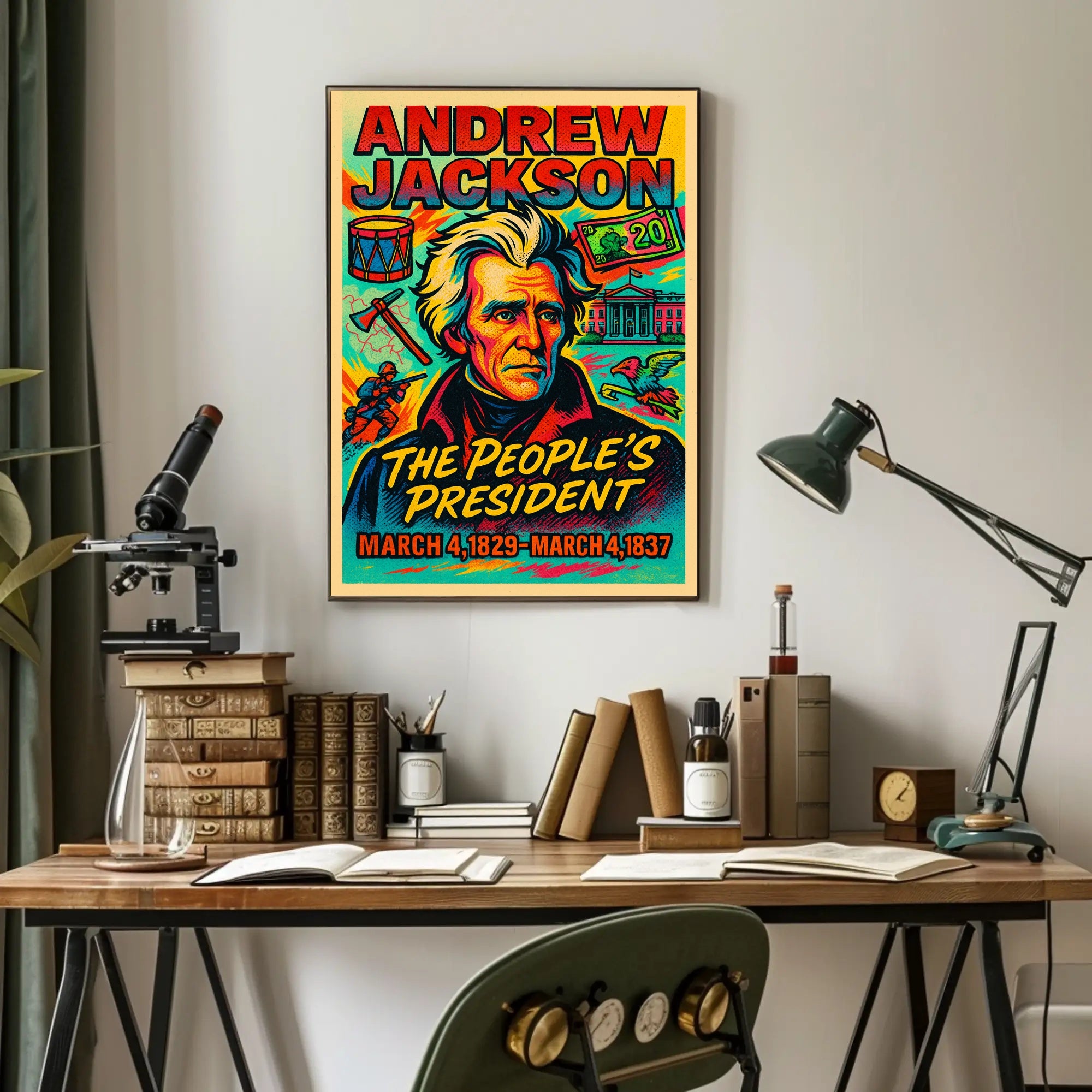 Andrew Jackson The People's President Poster PosterGoat