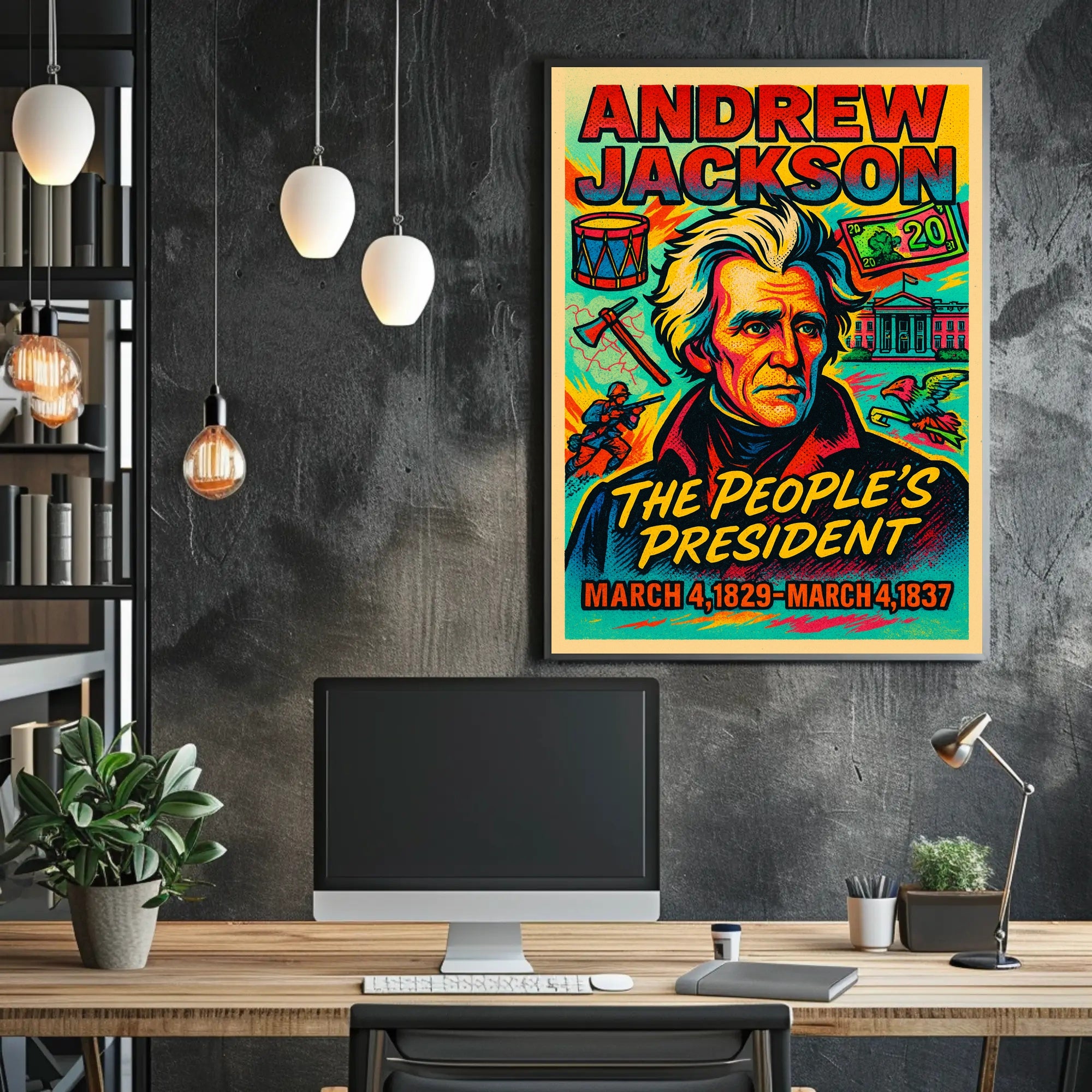 Andrew Jackson The People's President Poster PosterGoat