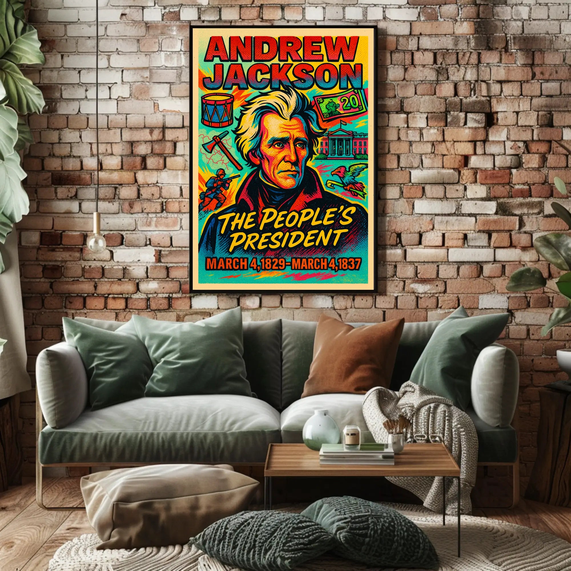 Andrew Jackson The People's President Poster PosterGoat