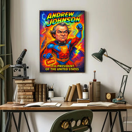 Andrew Johnson 17th President Poster PosterGoat