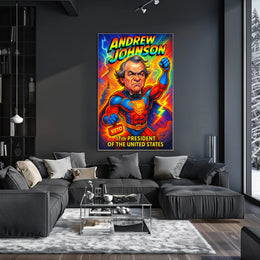 Andrew Johnson 17th President Poster PosterGoat