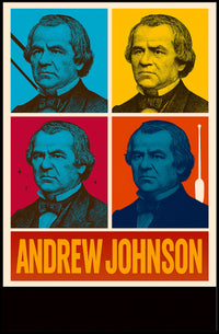 Andrew Johnson 17th President Wall Art Print PosterGoat