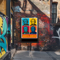 Andrew Johnson 17th President Wall Art Print PosterGoat