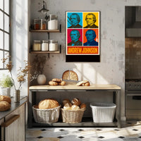 Andrew Johnson 17th President Wall Art Print PosterGoat