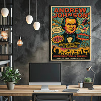 Andrew Johnson Reconstruction in Turmoil Poster PosterGoat