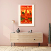Angkor Wat Adventure Travel Poster PosterGoat