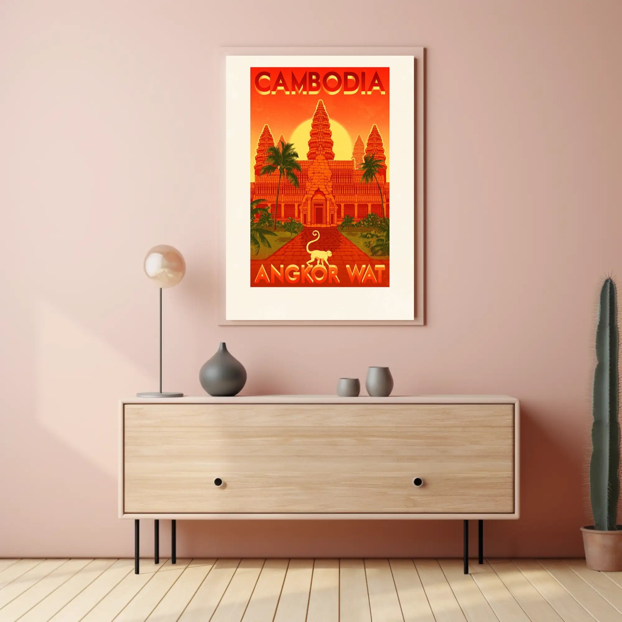 Angkor Wat Adventure Travel Poster PosterGoat