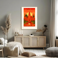 Angkor Wat Adventure Travel Poster PosterGoat