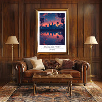 Angkor Wat Serene Sunset Cultural Heritage Poster PosterGoat