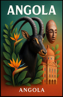 Angola A Cultural Mosaic Poster PosterGoat