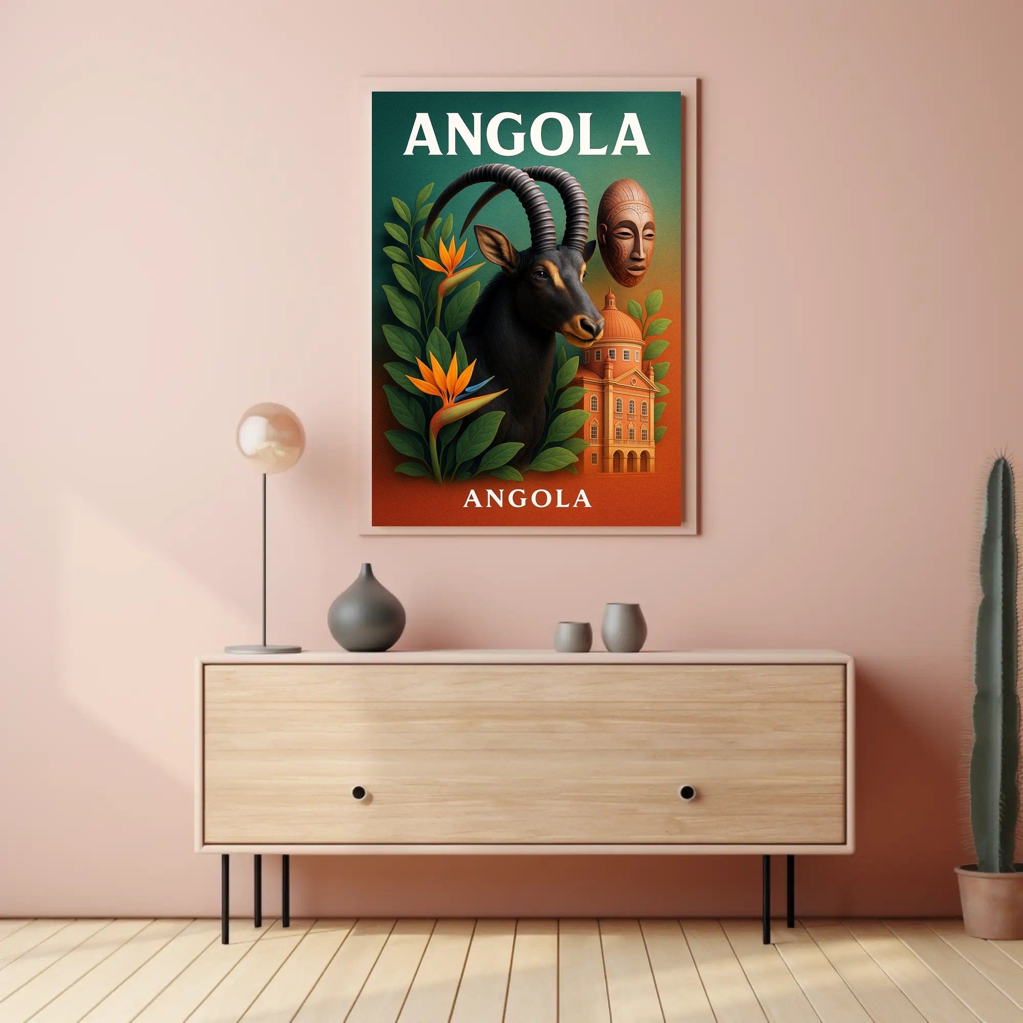 Angola A Cultural Mosaic Poster PosterGoat