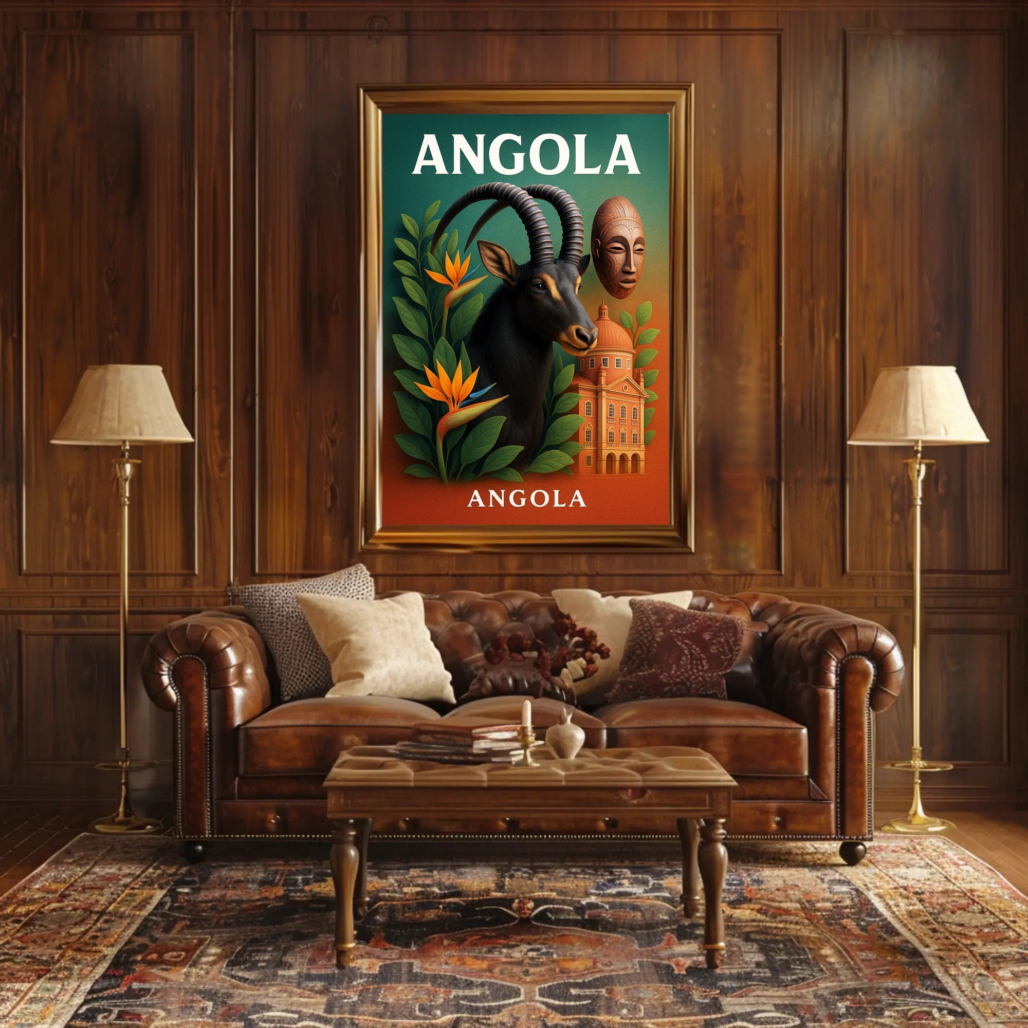 Angola A Cultural Mosaic Poster PosterGoat