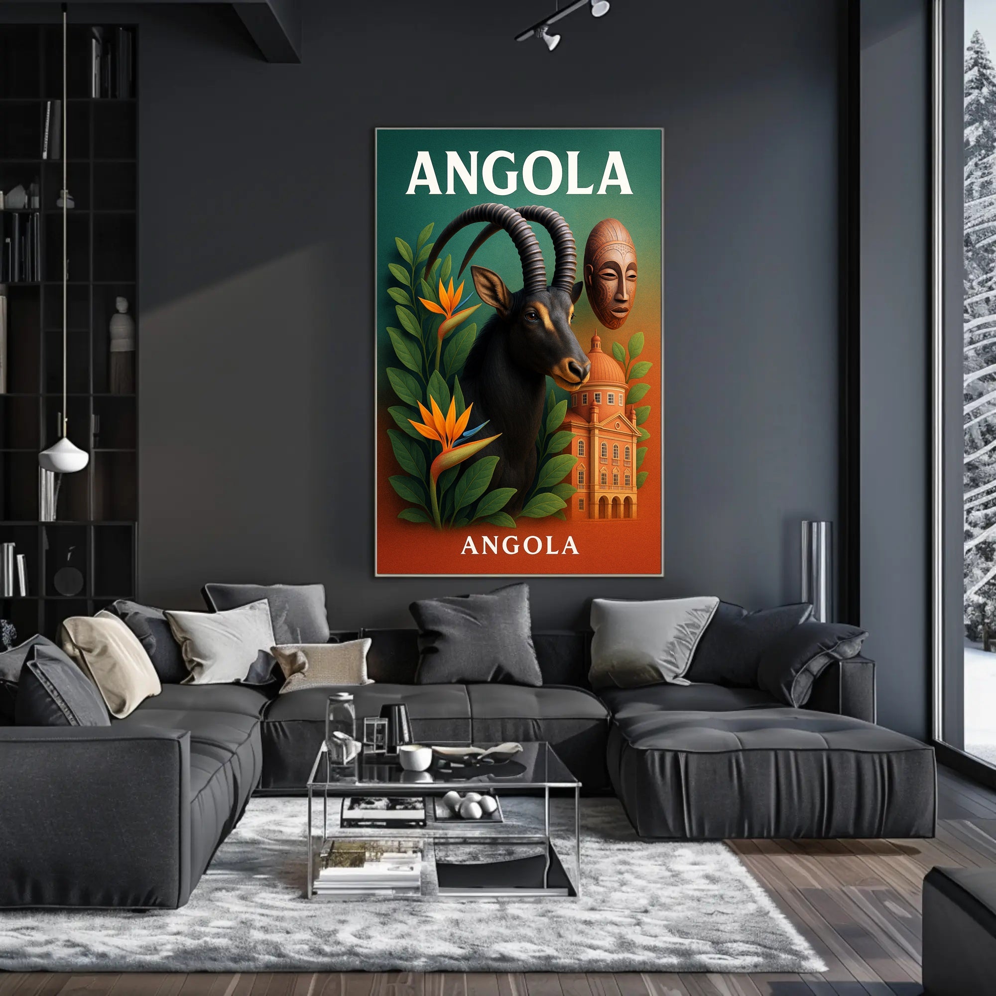 Angola A Cultural Mosaic Poster PosterGoat