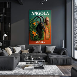 Angola A Cultural Mosaic Poster PosterGoat