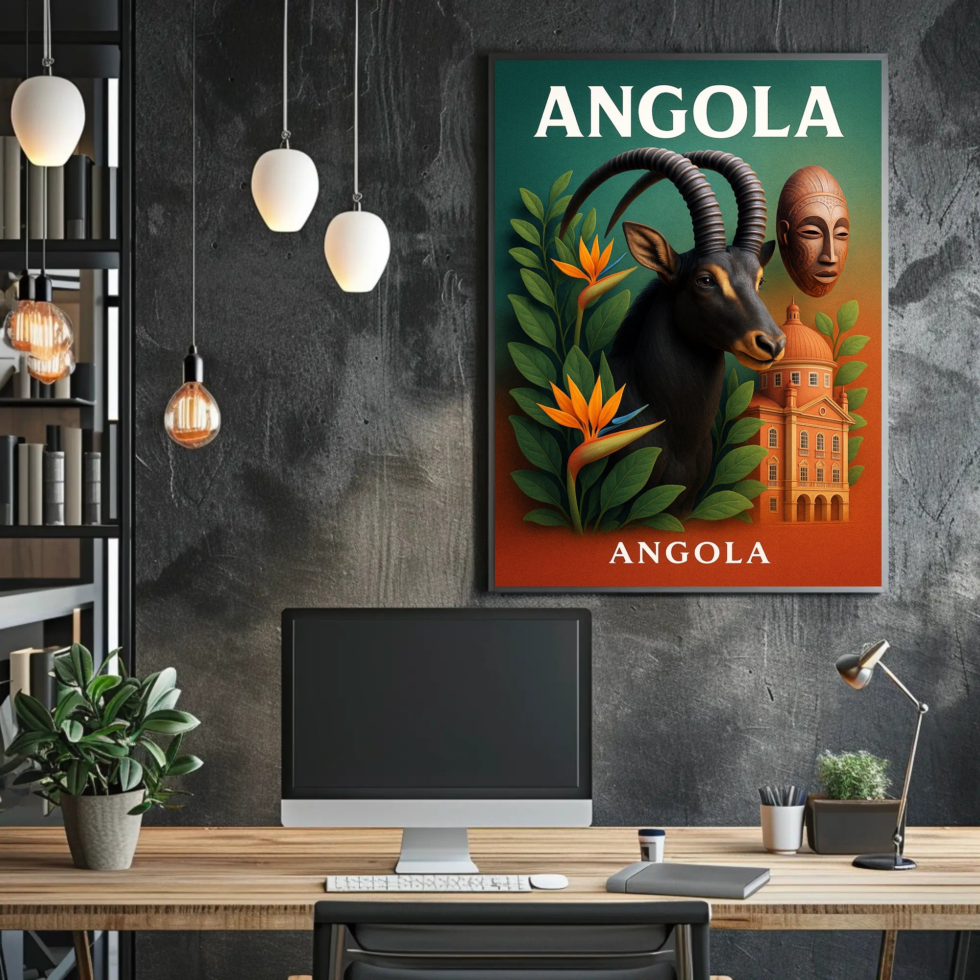 Angola A Cultural Mosaic Poster PosterGoat