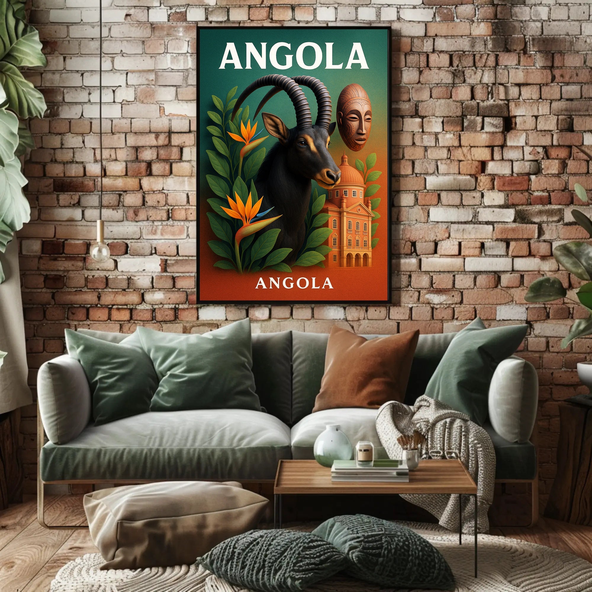 Angola A Cultural Mosaic Poster PosterGoat