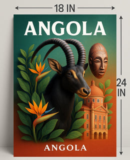 Angola A Cultural Mosaic Poster PosterGoat