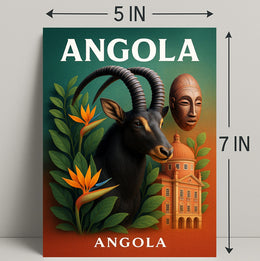 Angola A Cultural Mosaic Poster PosterGoat