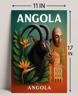 Angola A Cultural Mosaic Poster PosterGoat