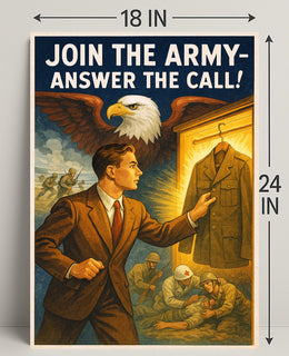 Answer the Call Join the Army Poster PosterGoat