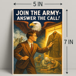 Answer the Call Join the Army Poster PosterGoat