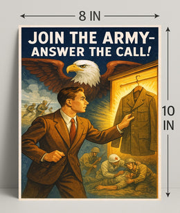 Answer the Call Join the Army Poster PosterGoat