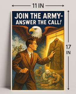 Answer the Call Join the Army Poster PosterGoat
