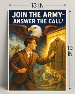 Answer the Call Join the Army Poster PosterGoat